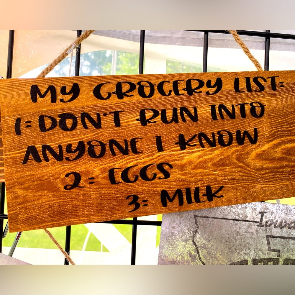 Decorative kitchen sign